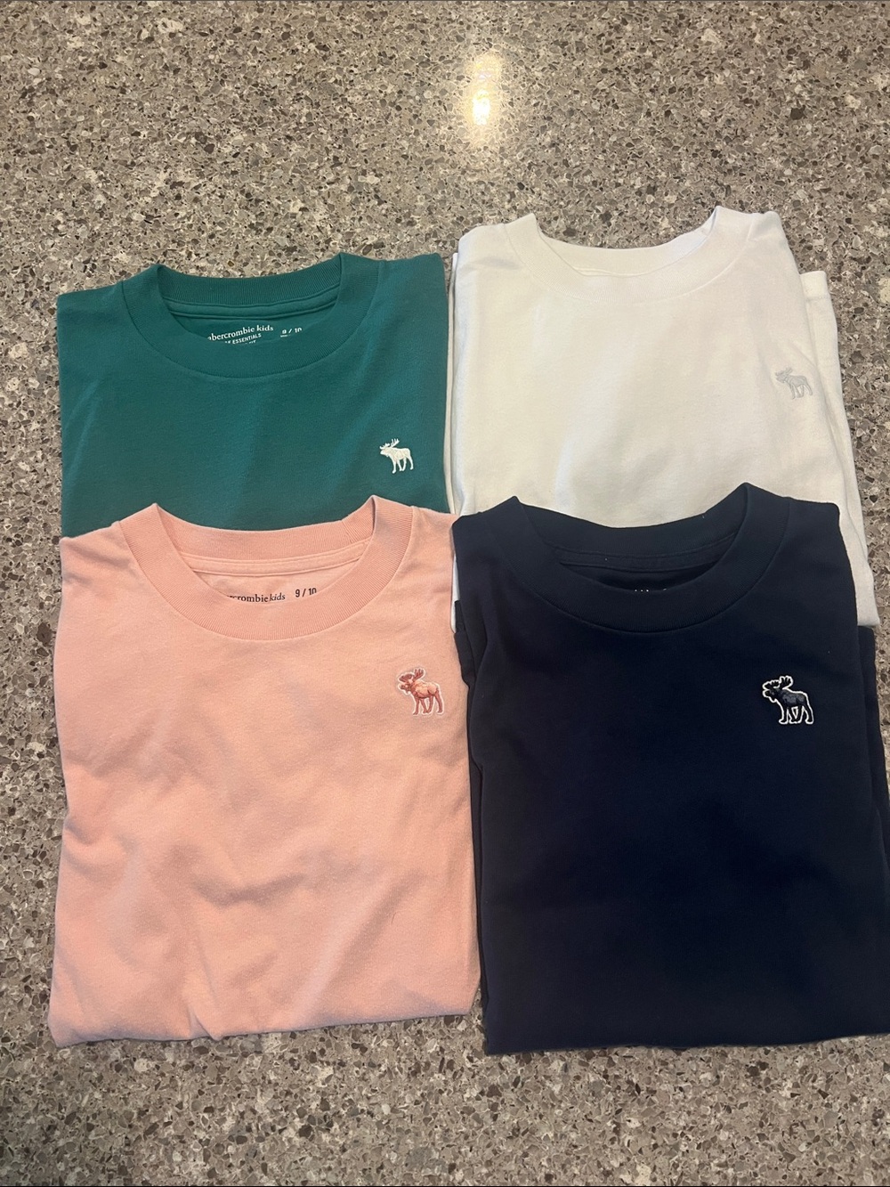 Abercrombie Kids Boys Short-Sleeve Logo Tee pink, green, white, navy